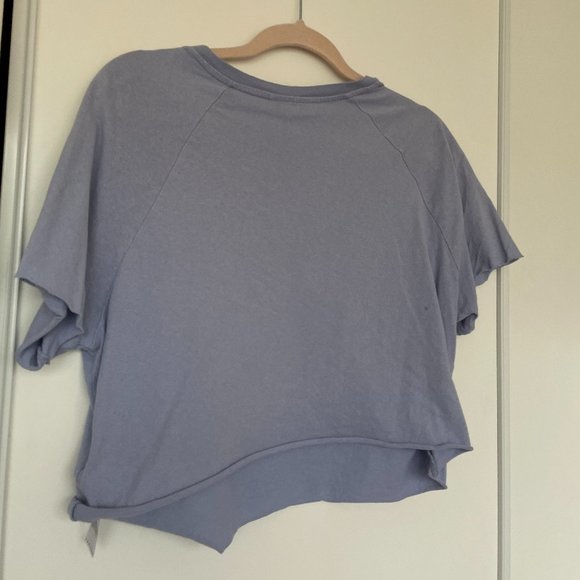 Topshop Cropped Tee Periwinkle - Picture 2 of 2